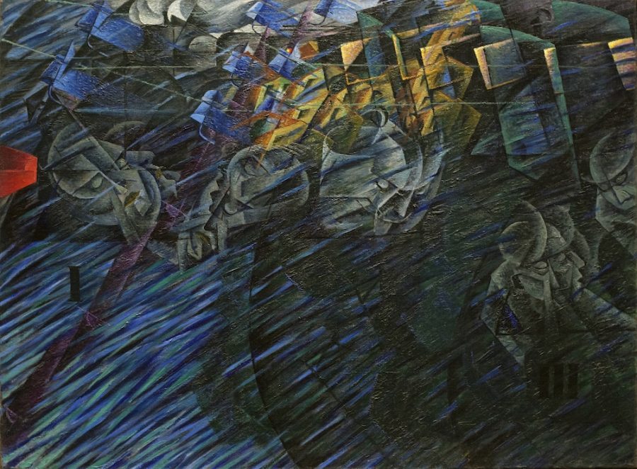 UmbertoBoccioniStatesofMindIIThoseWhoGo1911 emozioni della rinuncia