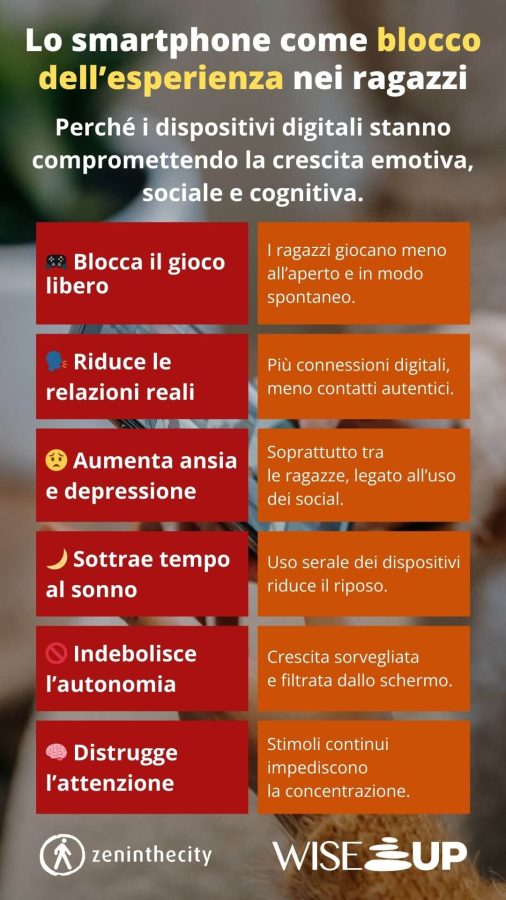 smartphone-blocco-esperienza lo smartphone come blocco dell'esperienza nei ragazzi