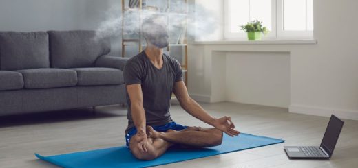 meditante stressato